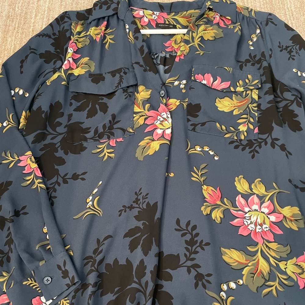 Ann Taylor Button Up Blouse